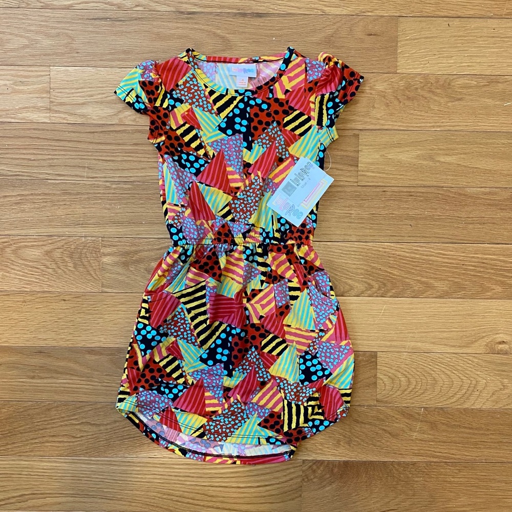LuLaRoe Kids Mae Dress size 4